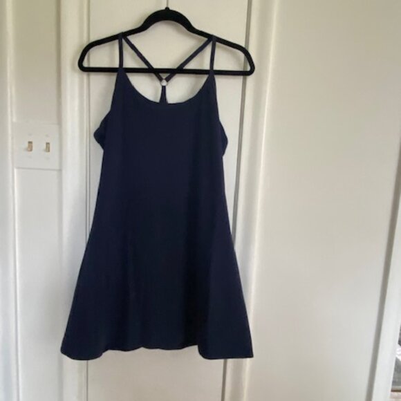 Outdoor Voices The Exercise Dress Navy Extra Large - Picture 2 of 6